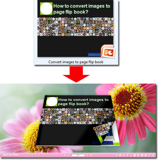 PowerPoint to 3D page flip book