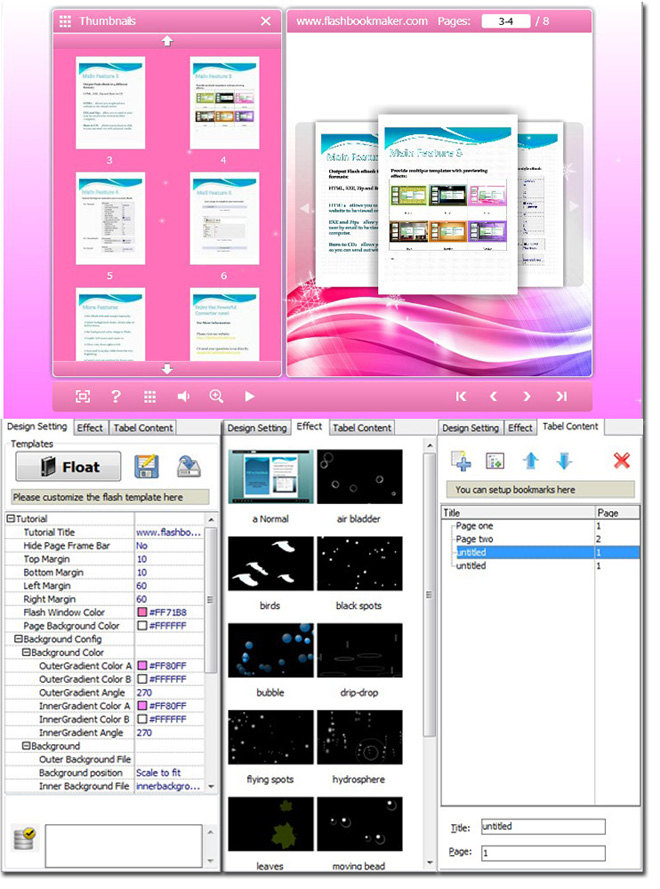 3DPageFlip PDF to FlashBook