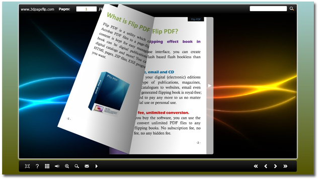 3DPageFlip Free PDF to Flash Magazine