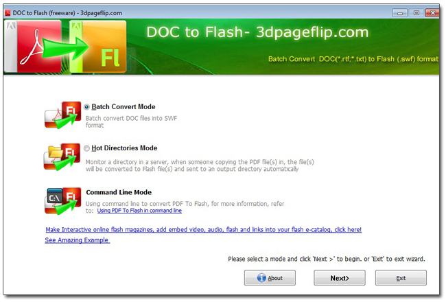 doc to flash free converter