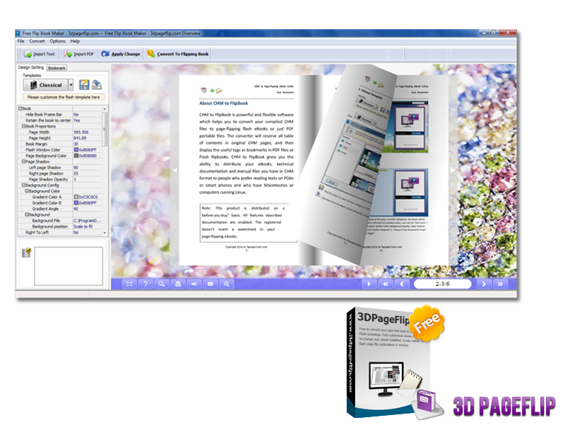 3DPageFlip Free Flip Book Maker 1.0 full