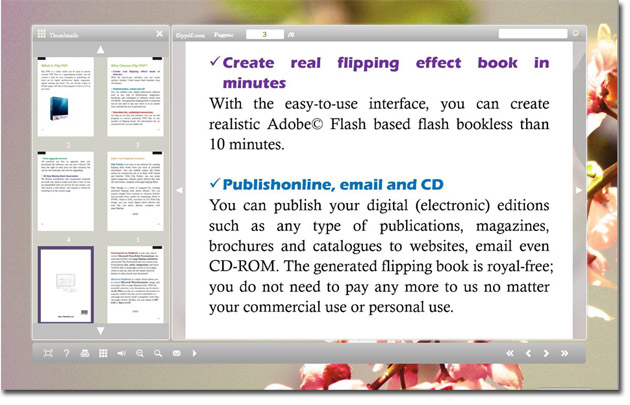 Windows 8 Free Flip pages worker for eBook full