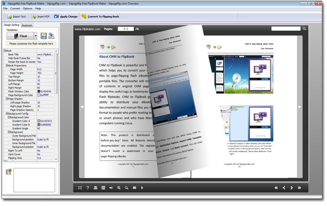 Free 3dpageflip Flippingbook Maker For Libreoffice 100 Freeware Libreoffice To Flipbook