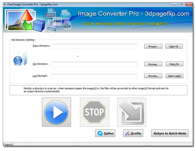 watch folder - tranfer image format automatically