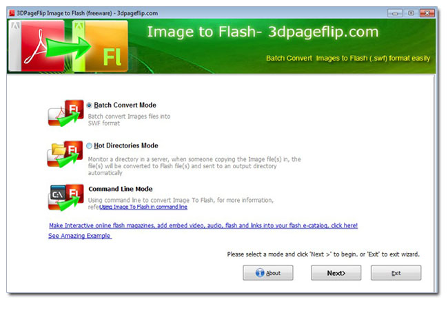 Free 3DPageFlip Image to Flash 1.0 full