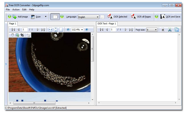 Windows 7 Free 3DPageFlip OCR Converter 1.0 full