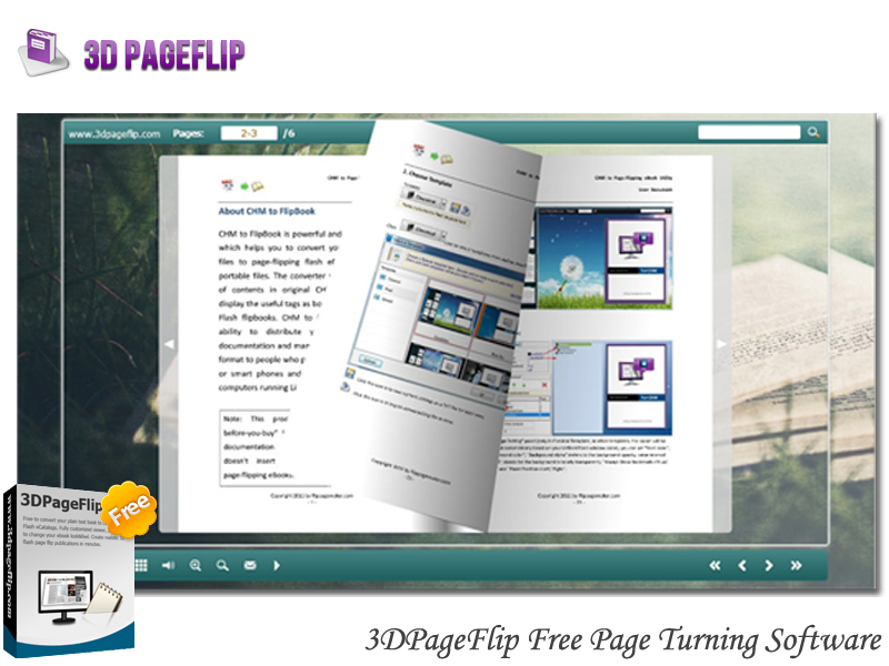 3DPageFlip Free Page Turning Software 1.0 full