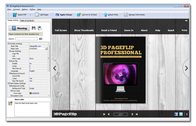 3D PageFlip Professional software