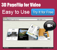 3d pageflip for video