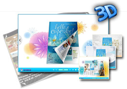 3D Page Flip book with Joyful Theme 