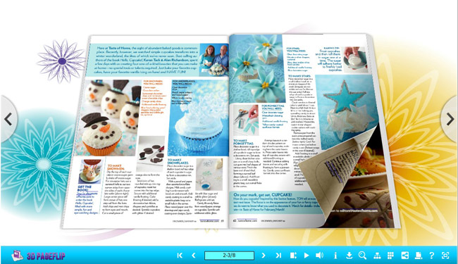 3D Page Flip book with Joyful Theme screenshot