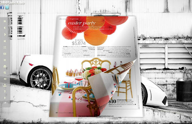 Top Cars Style Theme for 3D Book 1.0 full